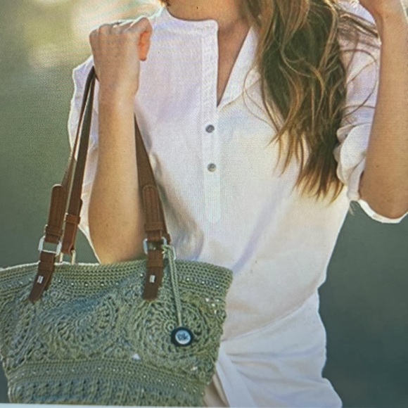 COPY - NWOT The Sak Silverwood Medallion Crochet Bag - Picture 2 of 7